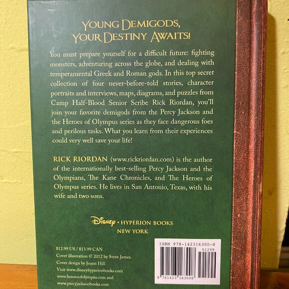 Rick Riordan: THE DEMIGOD DIARIES Hardcover - Picture 2 of 2